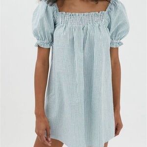 Seersucker Baby Doll Dress